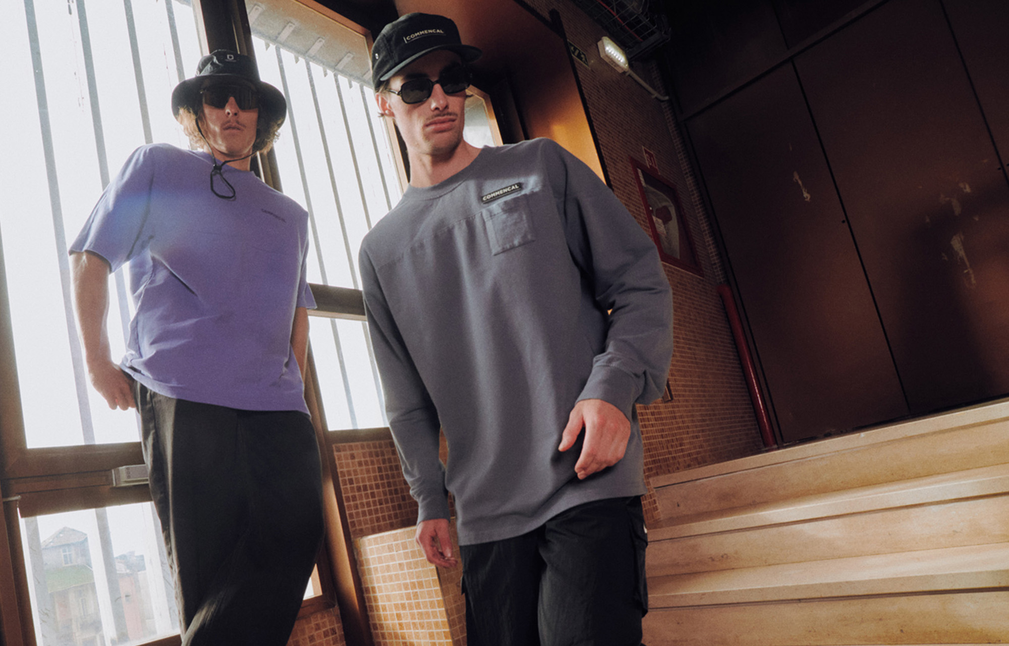 COMMENCAL LONG SLEEVE T-SHIRT MIDNIGHT GREY image number 2
