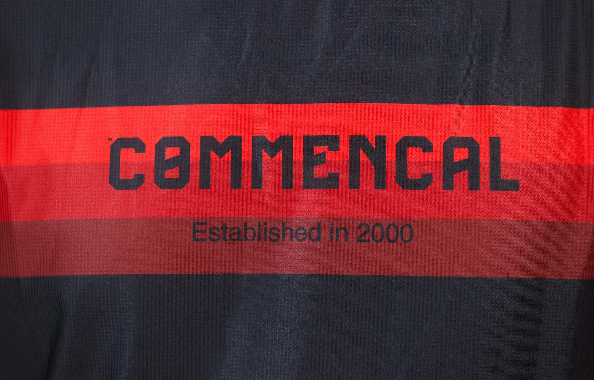 COMMENCAL LIGHTECH RACE LONG SLEEVE JERSEY RED POLYCHROM image number 1