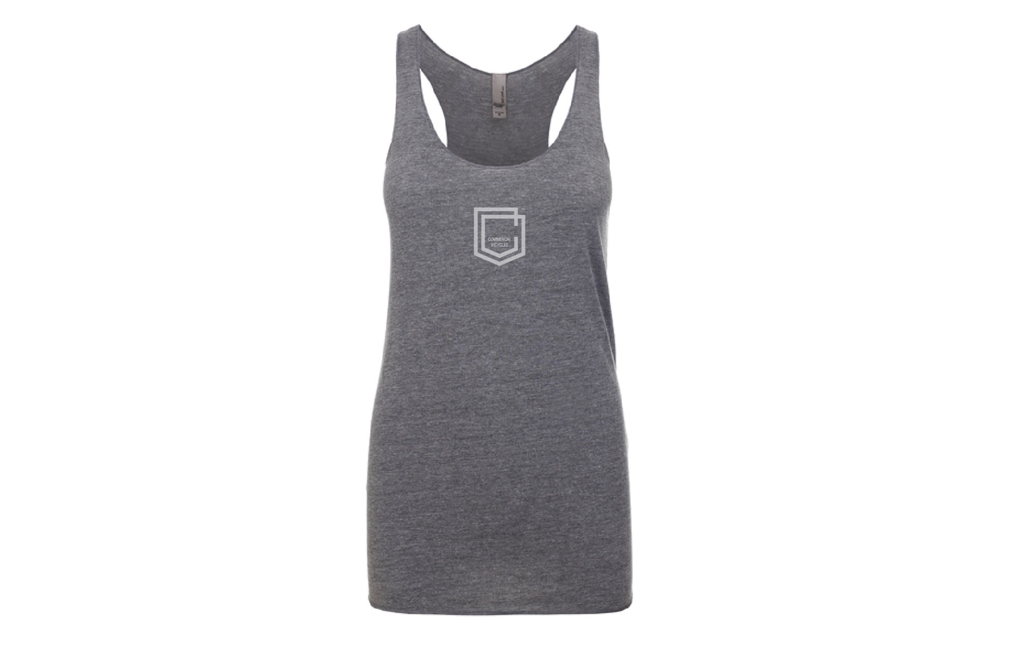 COMMENCAL GIRL SHIELD TANK TOP ASH HEATHER image number 0