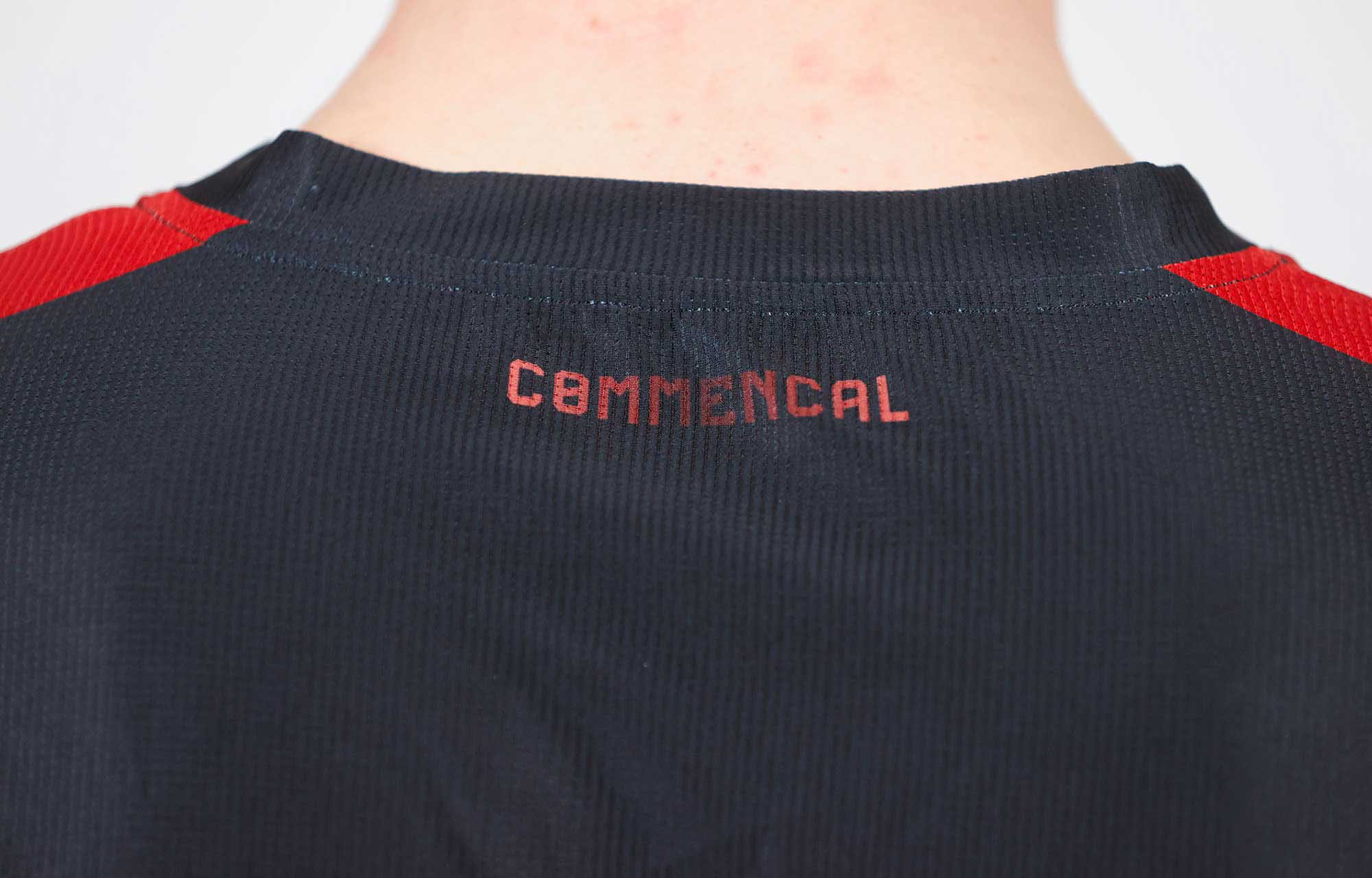 COMMENCAL LIGHTECH RACE LONG SLEEVE JERSEY RED POLYCHROM image number 2