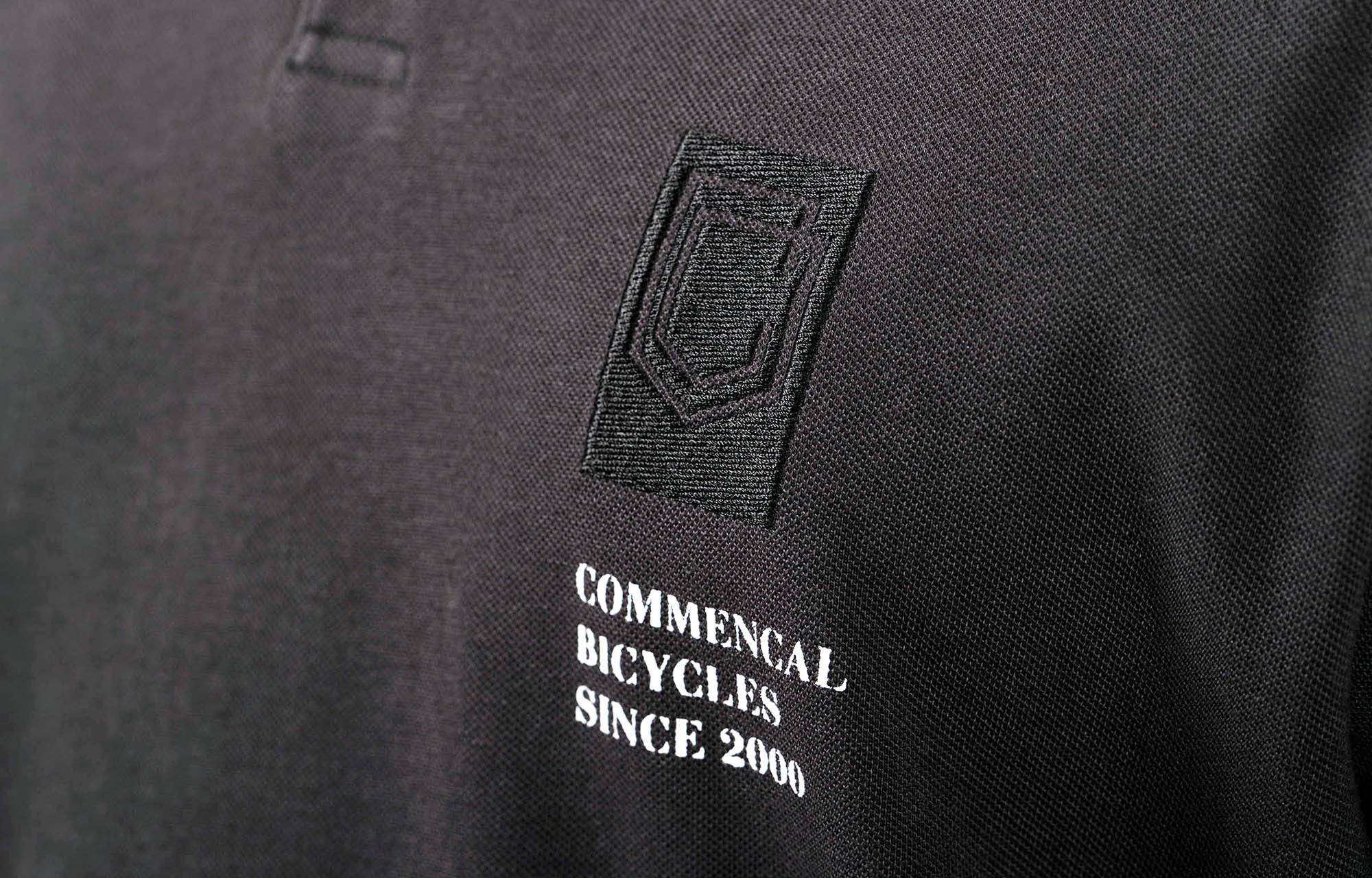 COMMENCAL POLO SHIRT BLACK image number 1