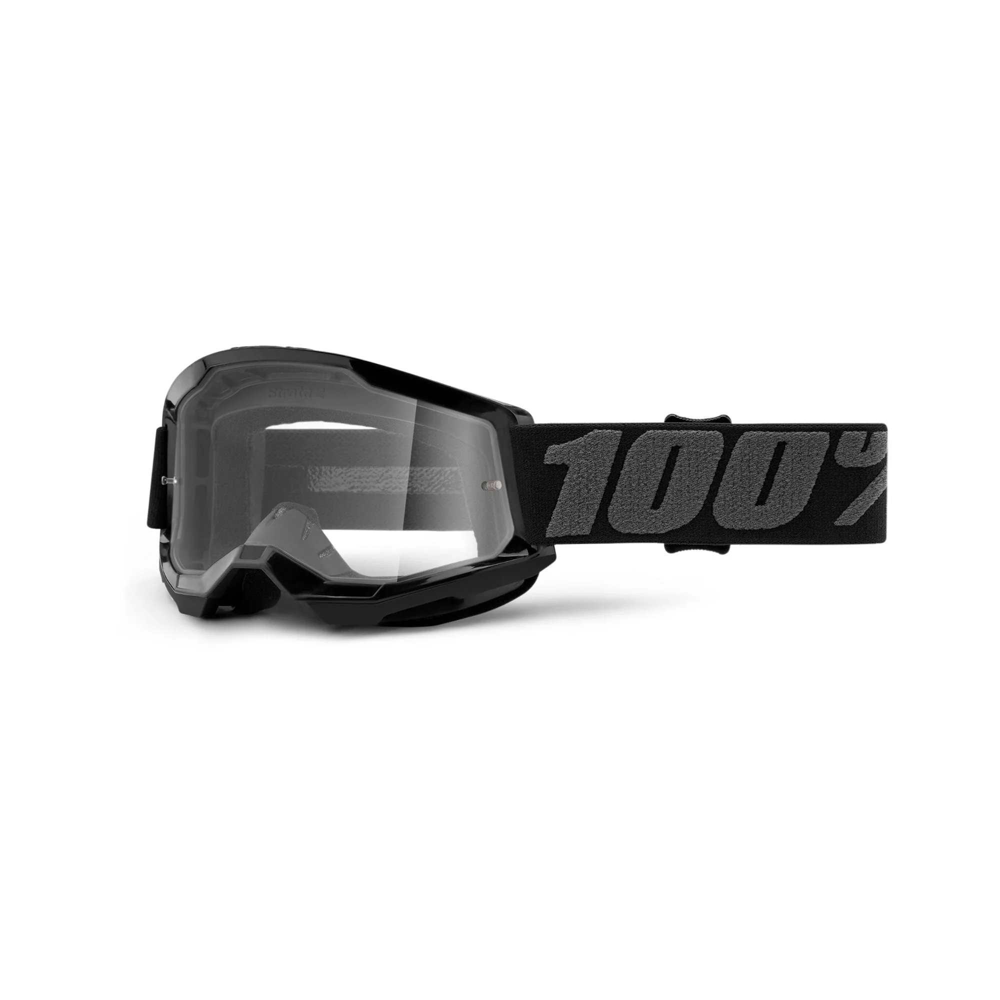 STRATA 2 YOUTH GOGGLES BLACK -  CLEAR LENS image number 0