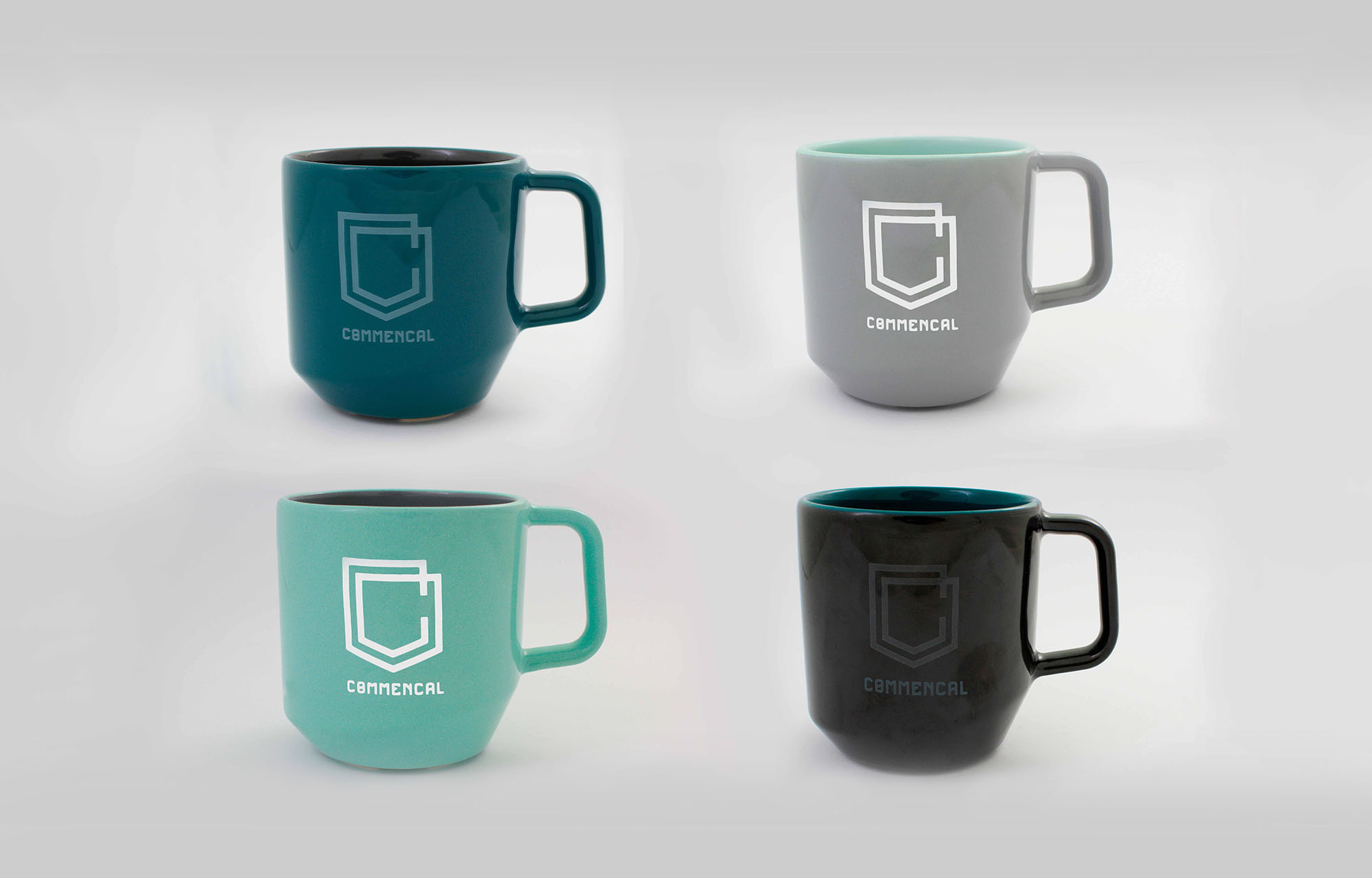COMMENCAL CERAMIC MUGS 4 PACK MIXED image number null