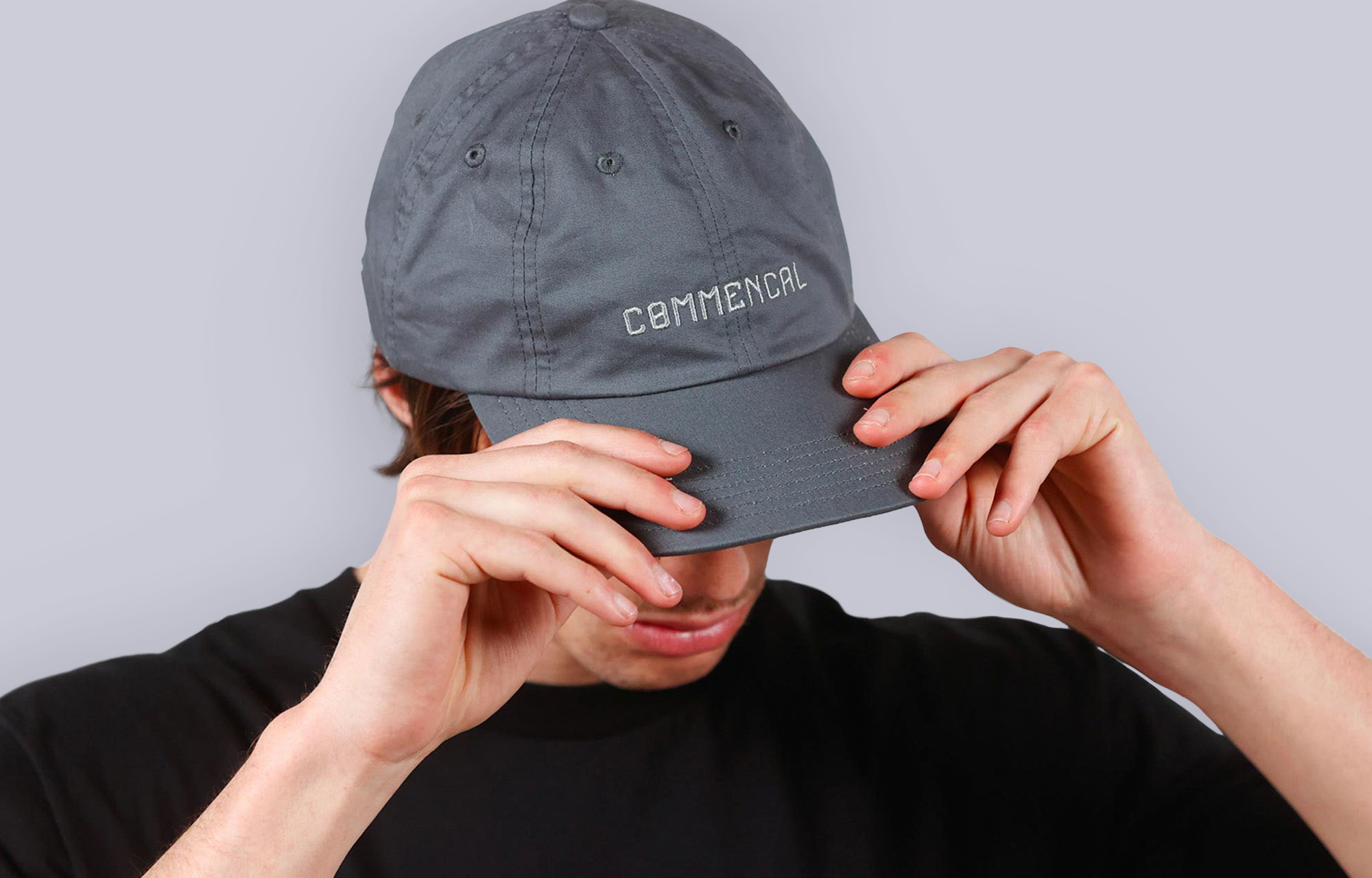 COMMENCAL 6 PANEL CAP GREY image number 1