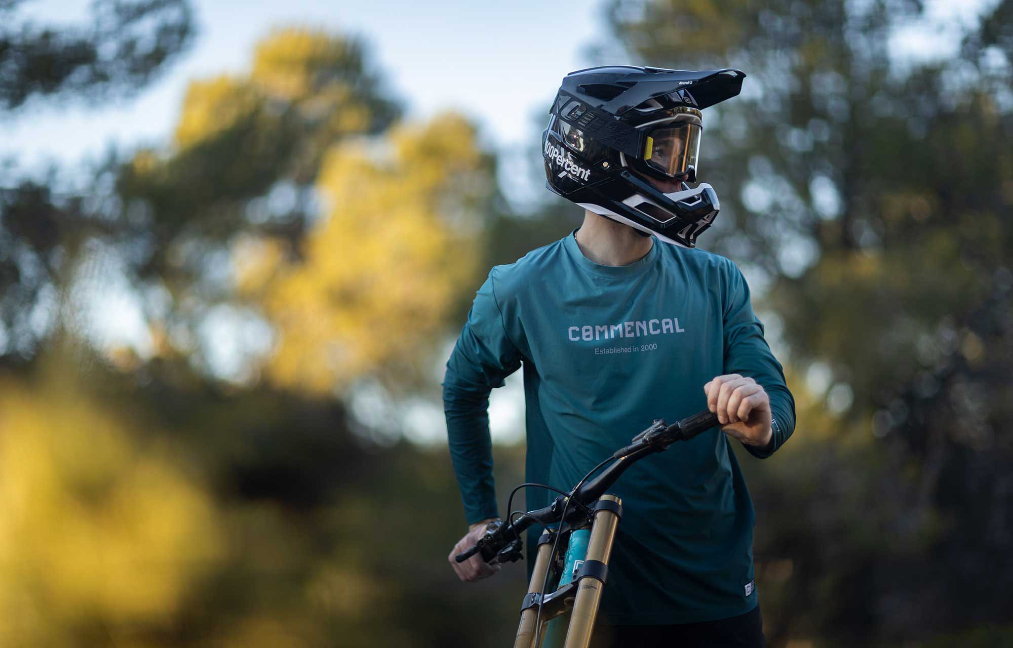COMMENCAL LIGHTECH CORPORATE LONG SLEEVE JERSEY LAGOON image number 6