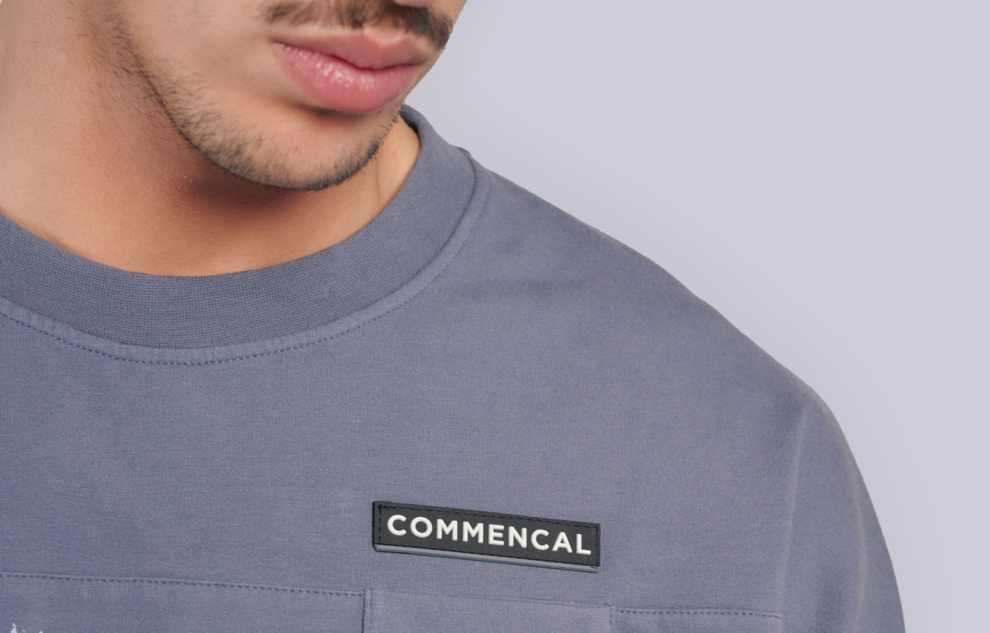 COMMENCAL LONG SLEEVE T-SHIRT MIDNIGHT GREY image number 3