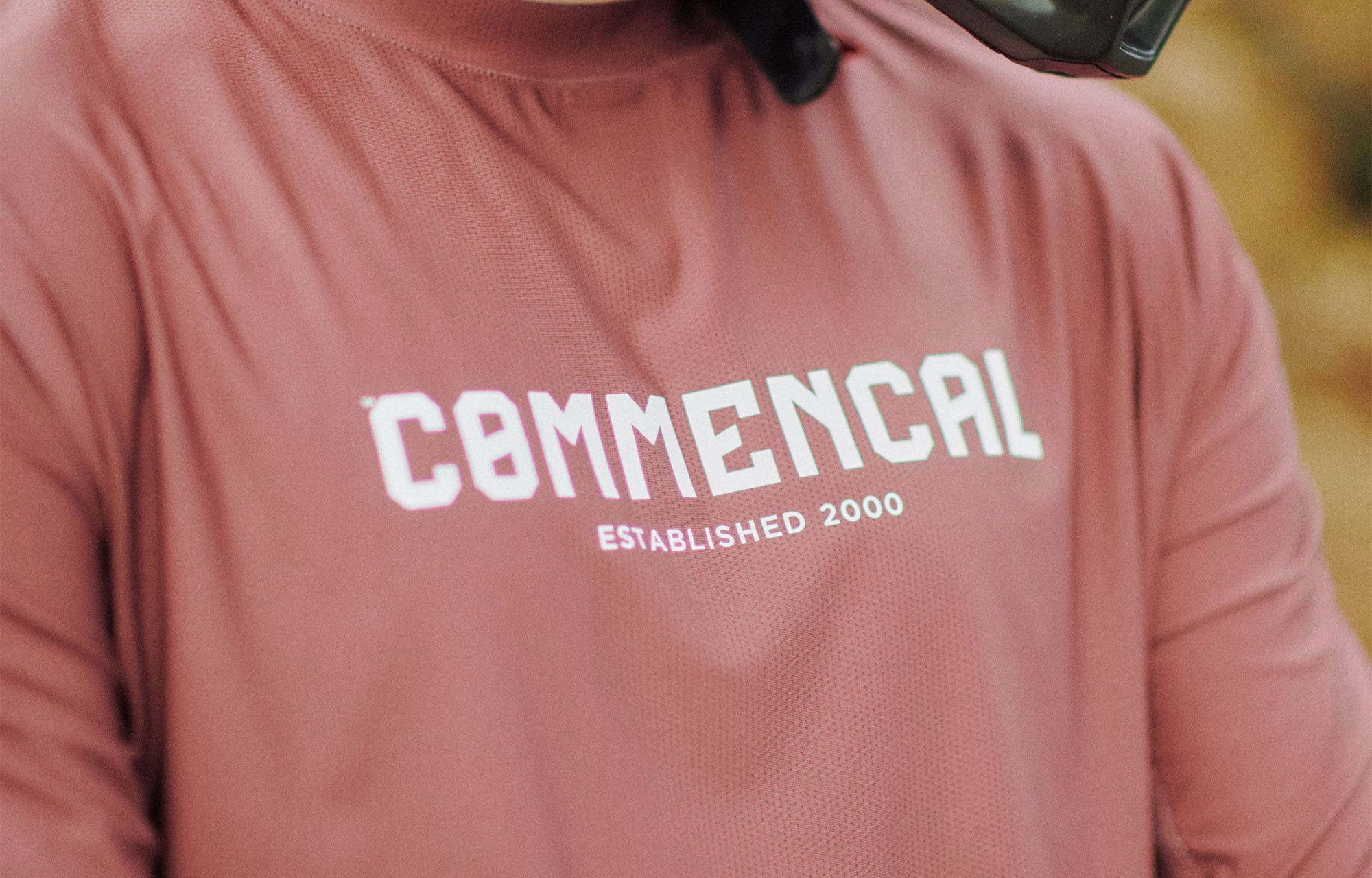 COMMENCAL LIGHTECH CORPORATE LONG SLEEVE JERSEY RED DIRT image number 2
