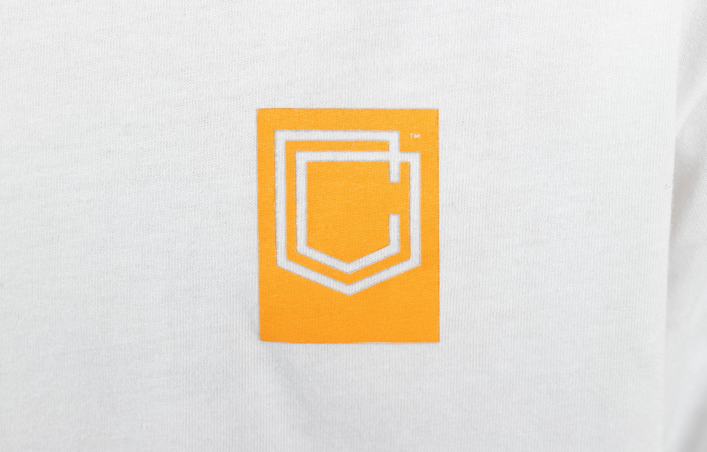 COMMENCAL LOOSE FIT T-SHIRT ORANGE AND WHITE image number 1