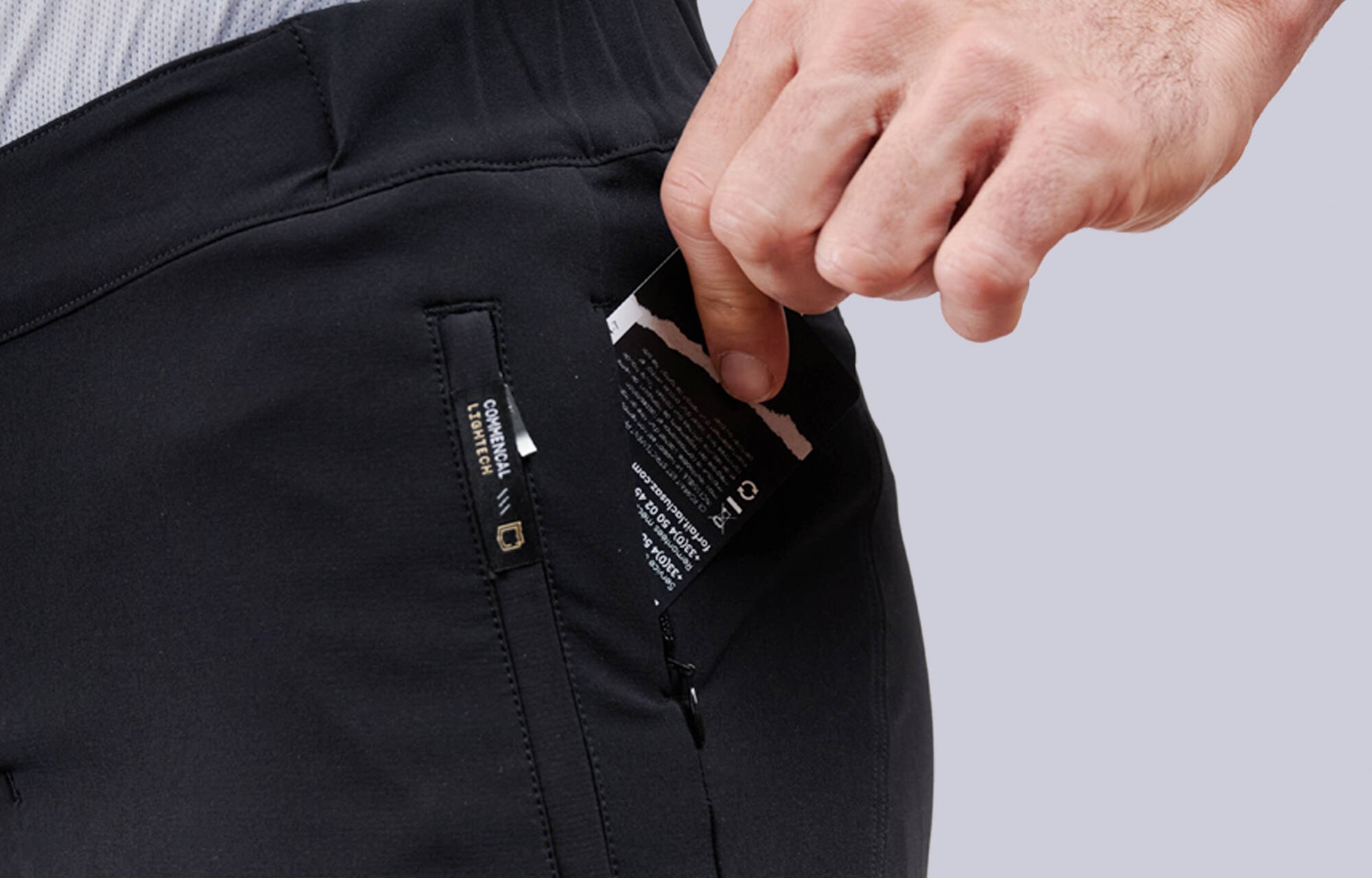 SHORT LIGHTECH COMMENCAL BLACK image large number 3