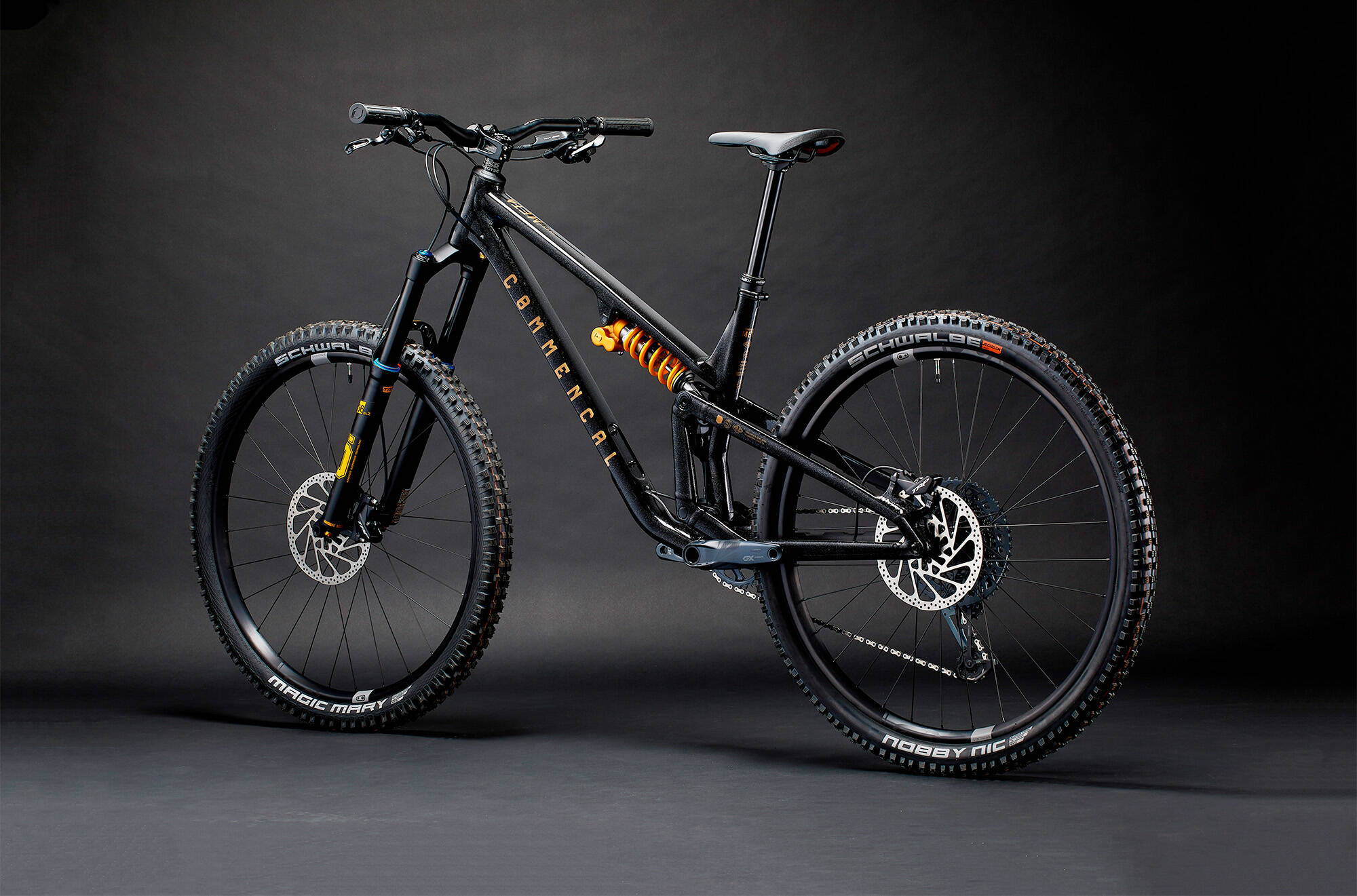 COMMENCAL META V5 OHLINS EDITION GLITTERY BLACK image large number 2