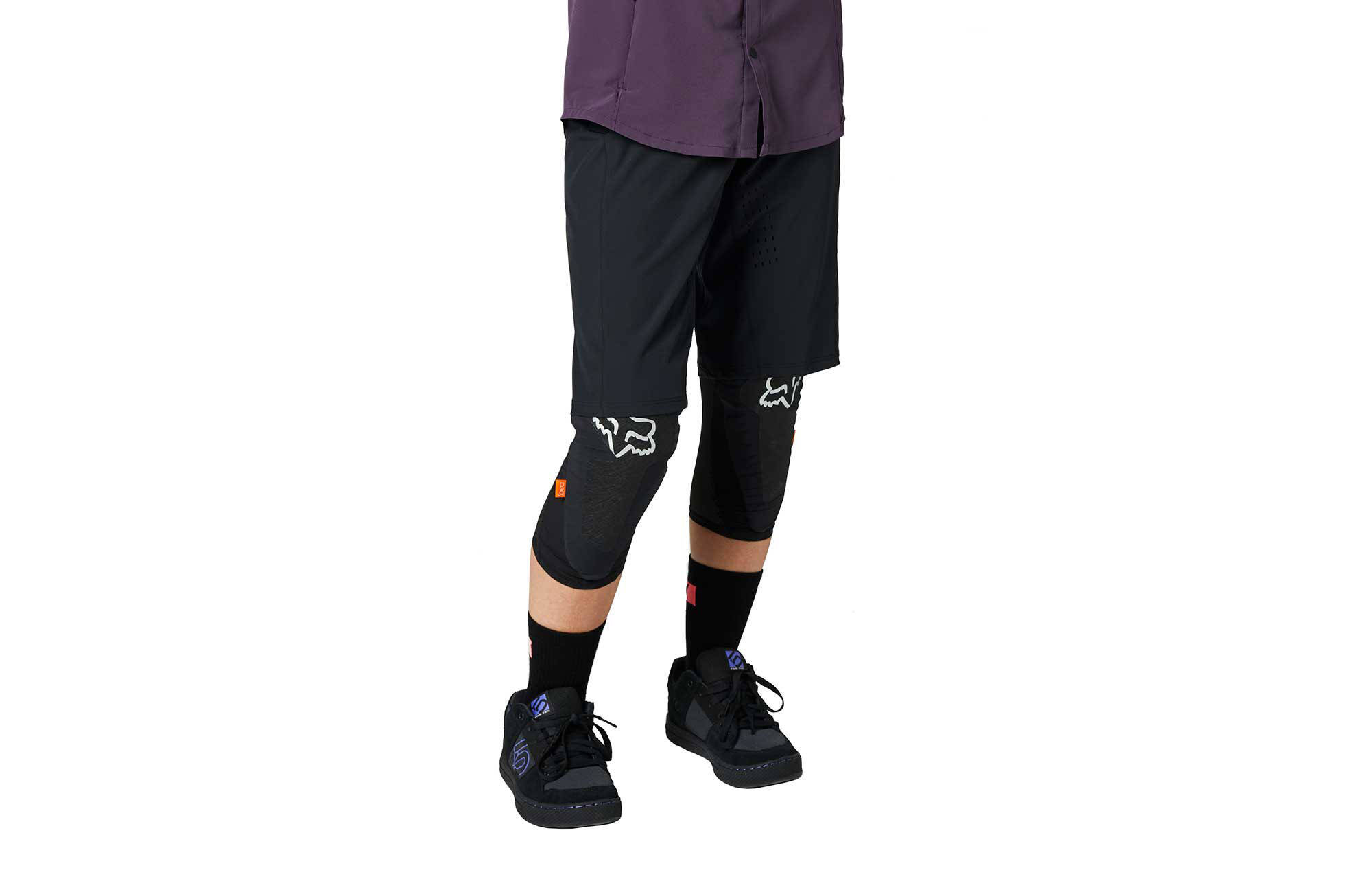 SHORT FOX WOMEN FLEXAIR LITE NO LINER BLACK image cover number 0