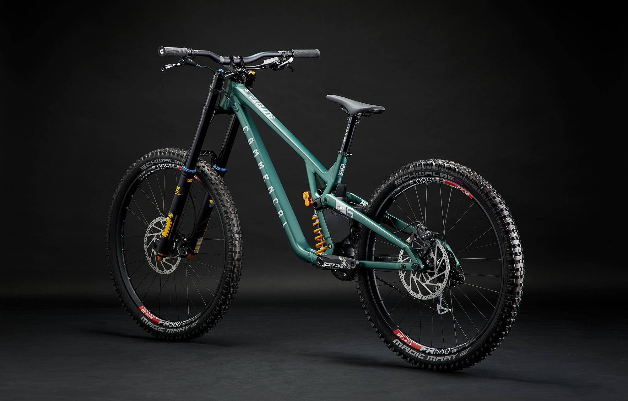 COMMENCAL SUPREME DH V5 OHLINS EDITION METALLIC GREEN image large number 2