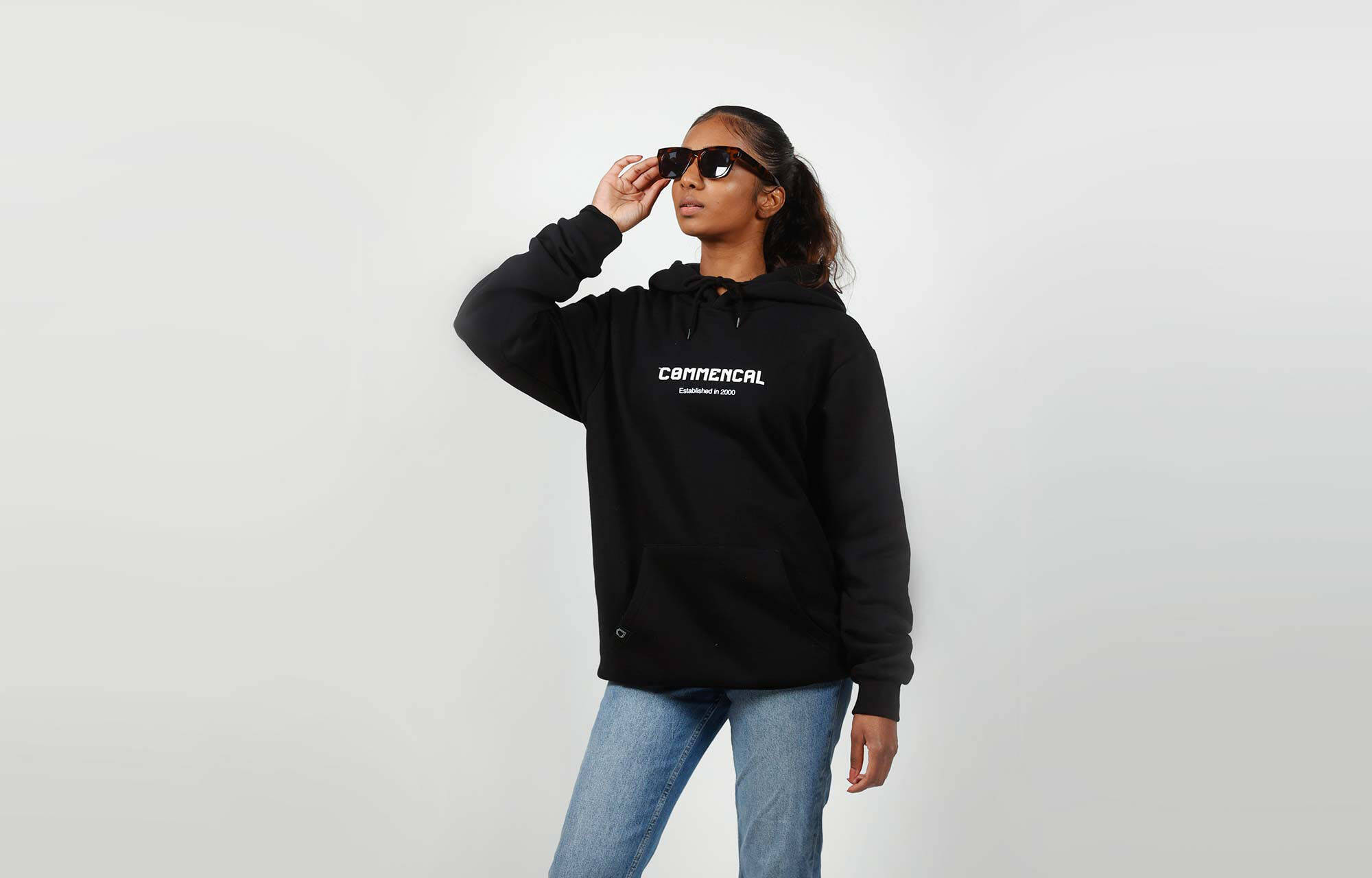 SUDADERA COMMENCAL CORPORATE BLACK image large number 1