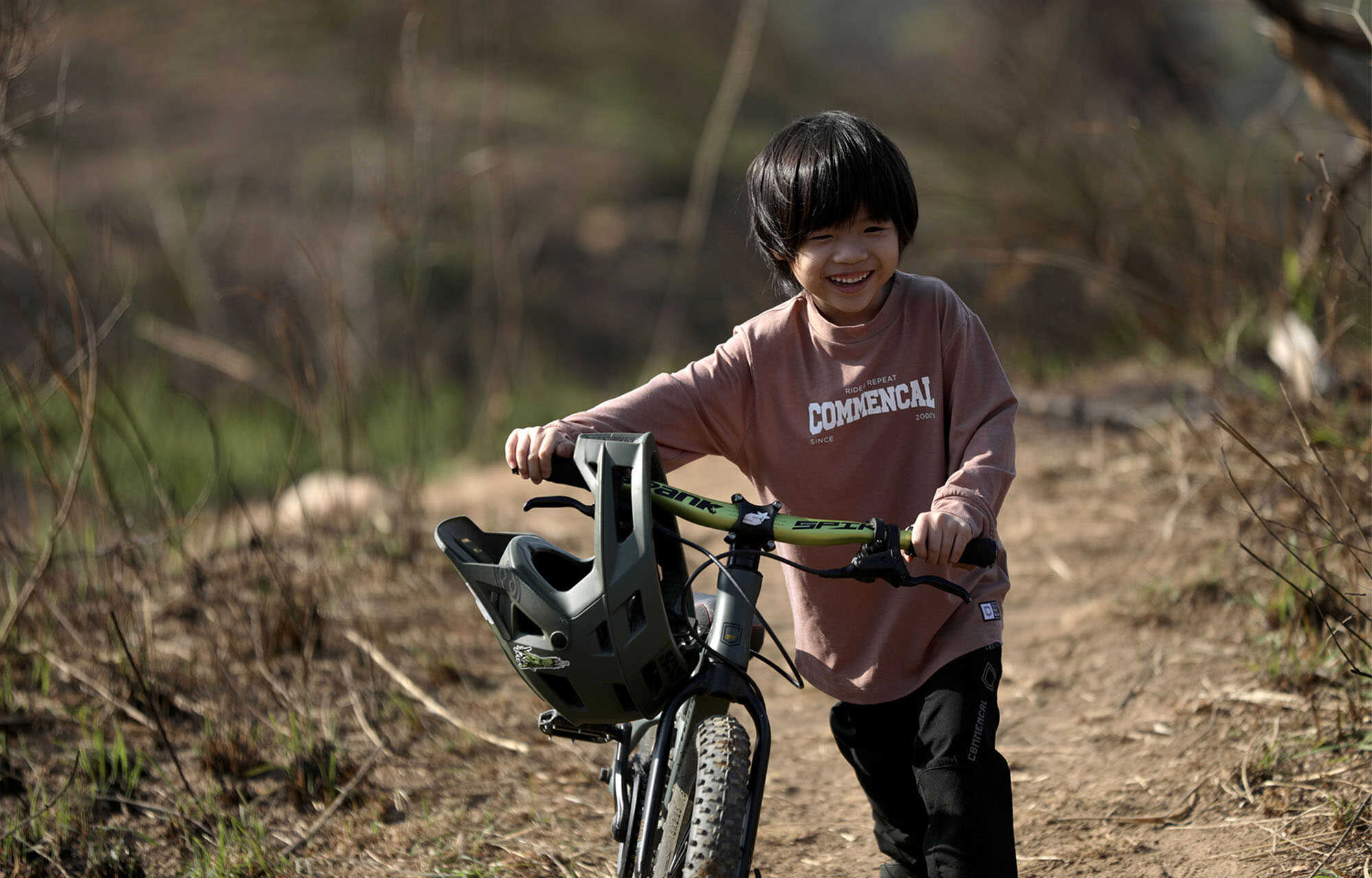 MAILLOT COMMENCAL SOFTECH MANCHES LONGUES KIDS UTAH DIRT image large number 5