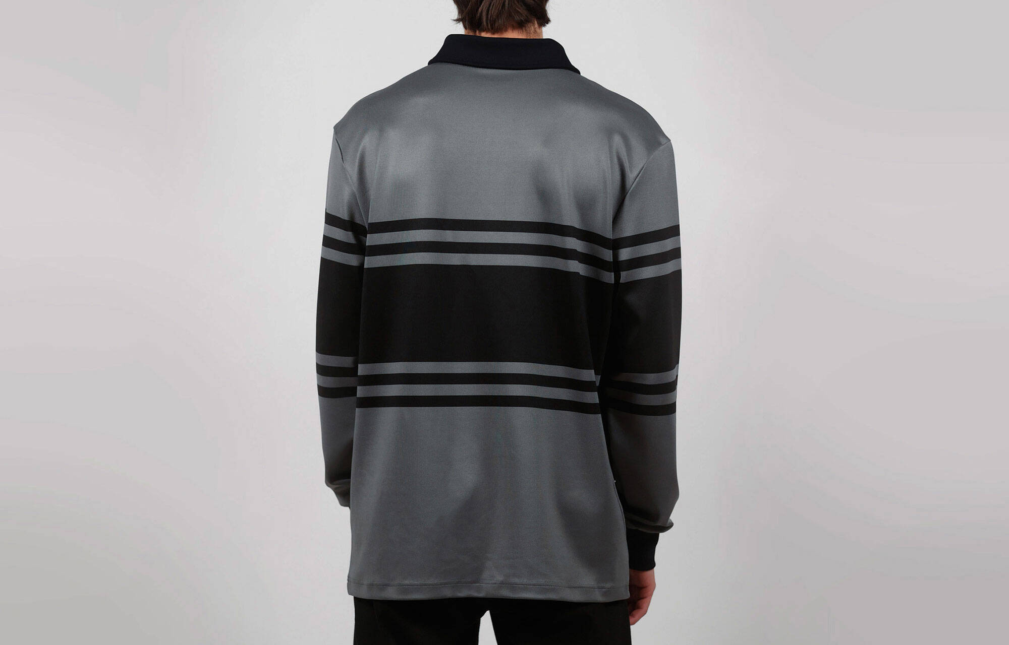 POLO MANGA LARGA COMMENCAL STRIPPED GREEN image large number 0