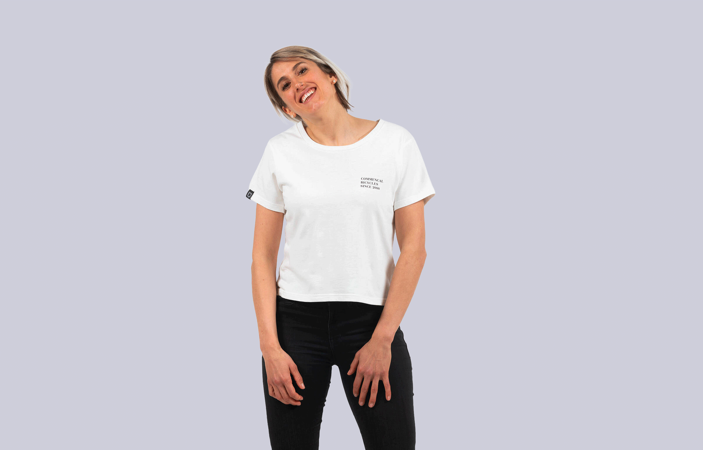 T-SHIRT WOMEN COMMENCAL ECRU image cover number 0