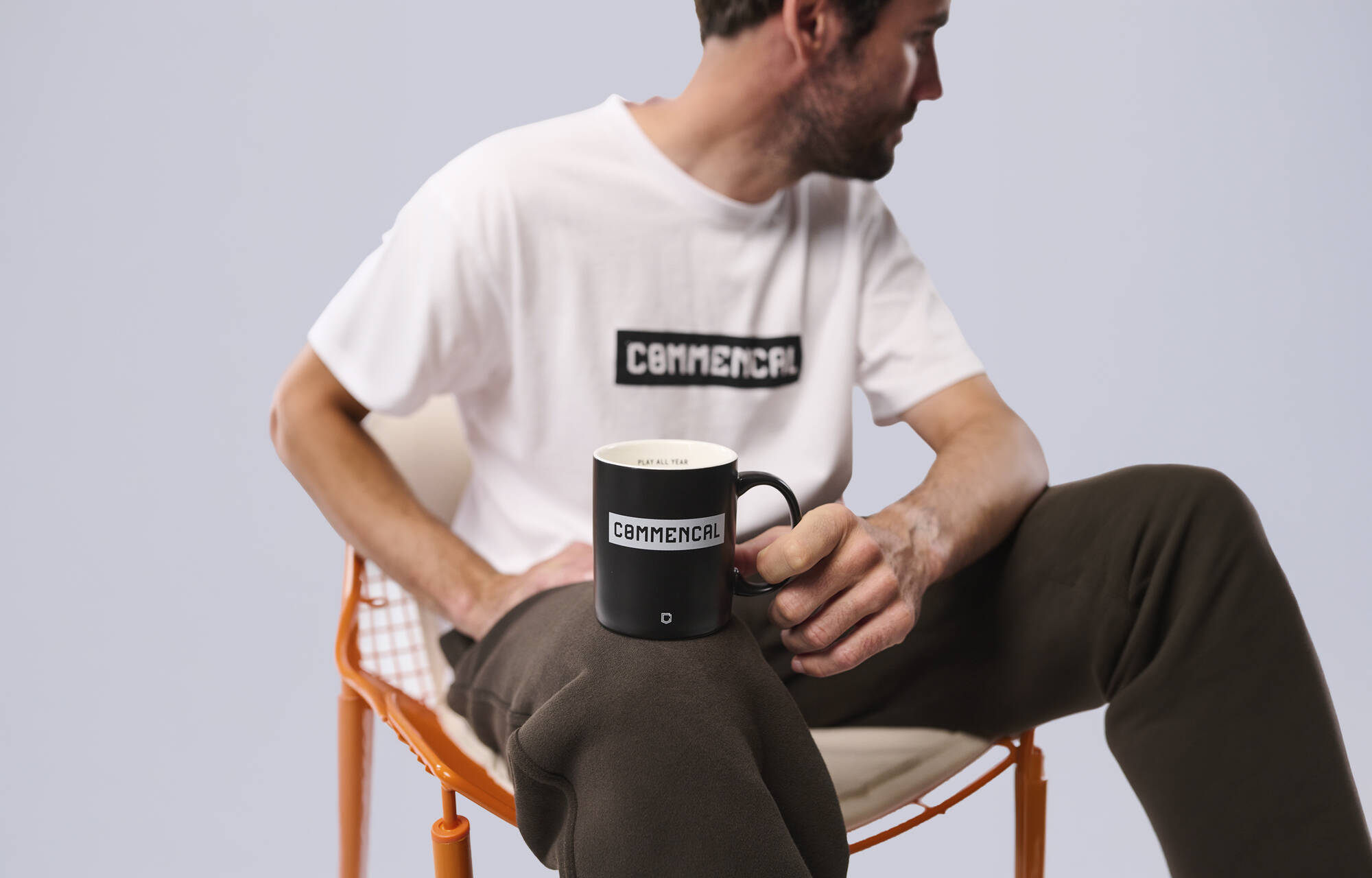 COMMENCAL CORPORATE CERAMIC MUG BLACK image large number 1