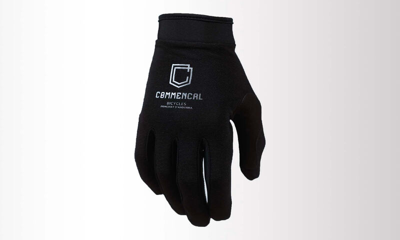 COMMENCAL ESSENTIAL ELASTICATED GLOVES BLACK