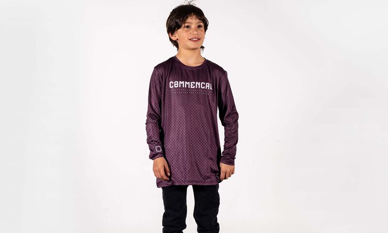 COMMENCAL KIDS POMPON JERSEY PURPLE