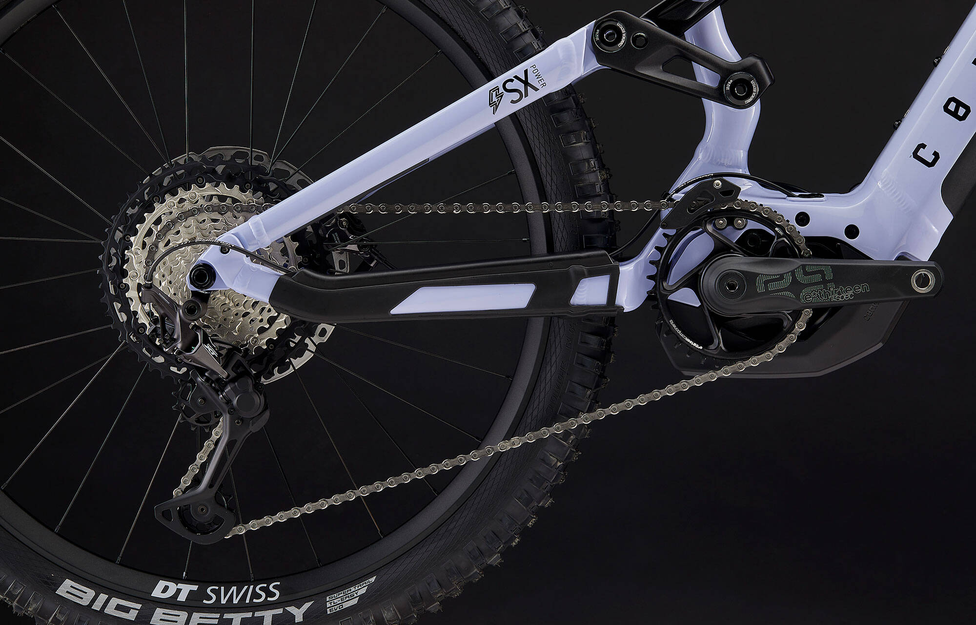 COMMENCAL META POWER SX BOSCH SIGNATURE LIGHT PURPLE / BLACK image large number 5