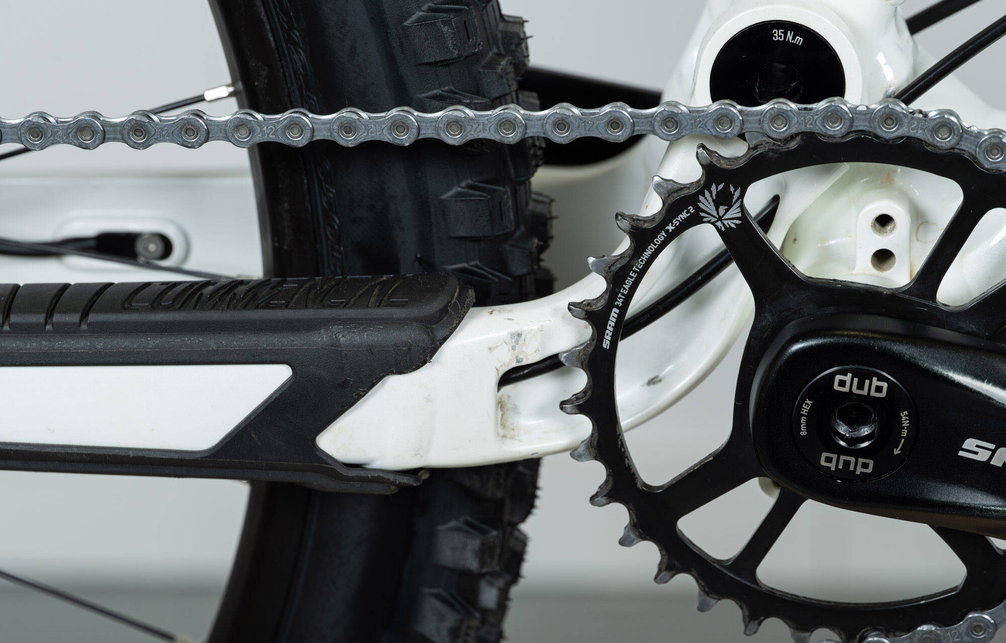 COMMENCAL CLASH JR PEARL WHITE & CHROME - (21170600) image large number 9