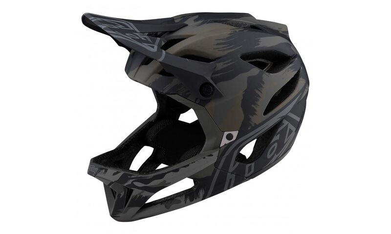 CASCO TROY LEE DESIGNS STAGE MIPS - BRUSH CAMO