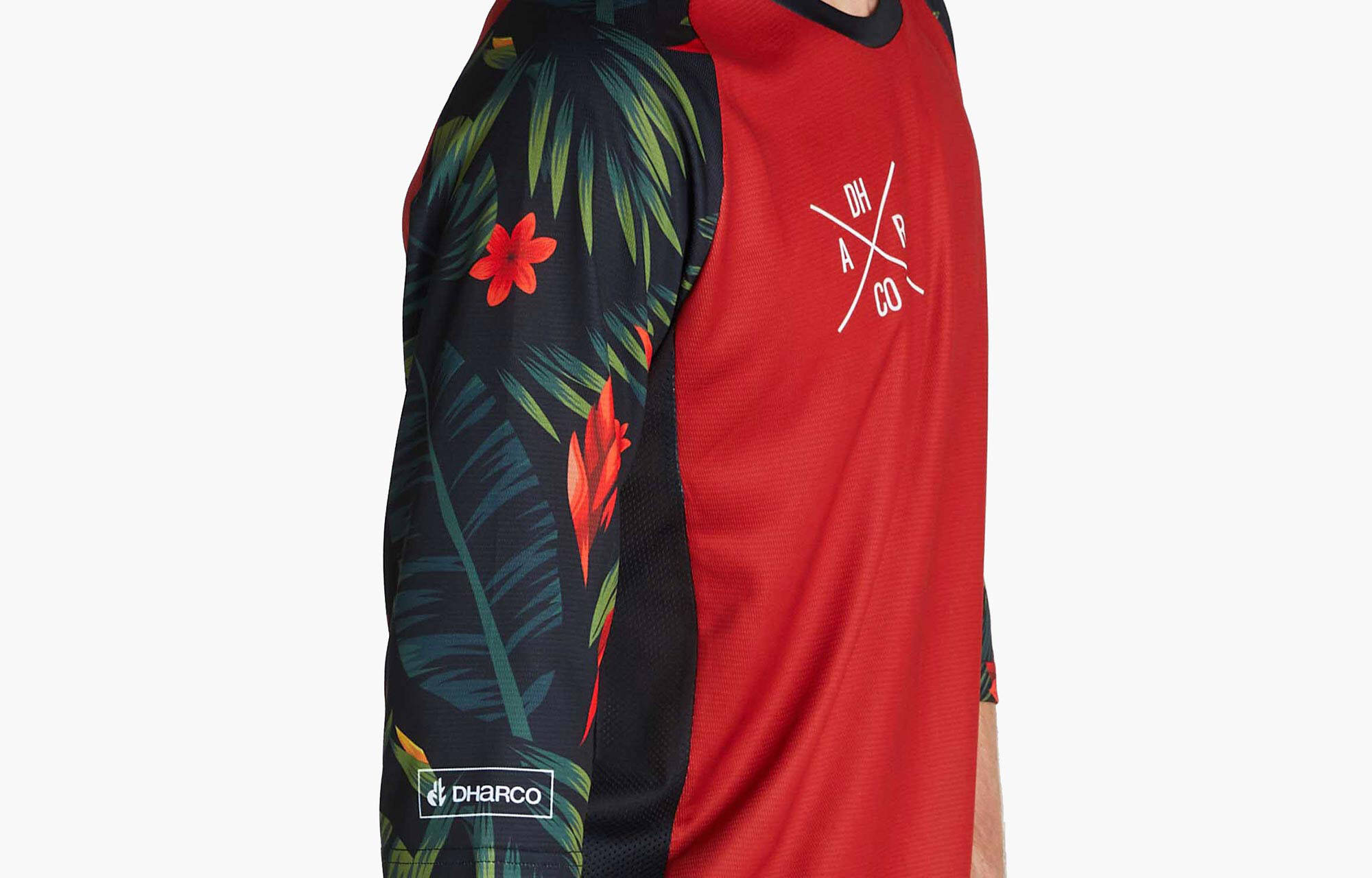 MAILLOT MANGA 3/4 DHARCO FAST TROPICAL image large number 4