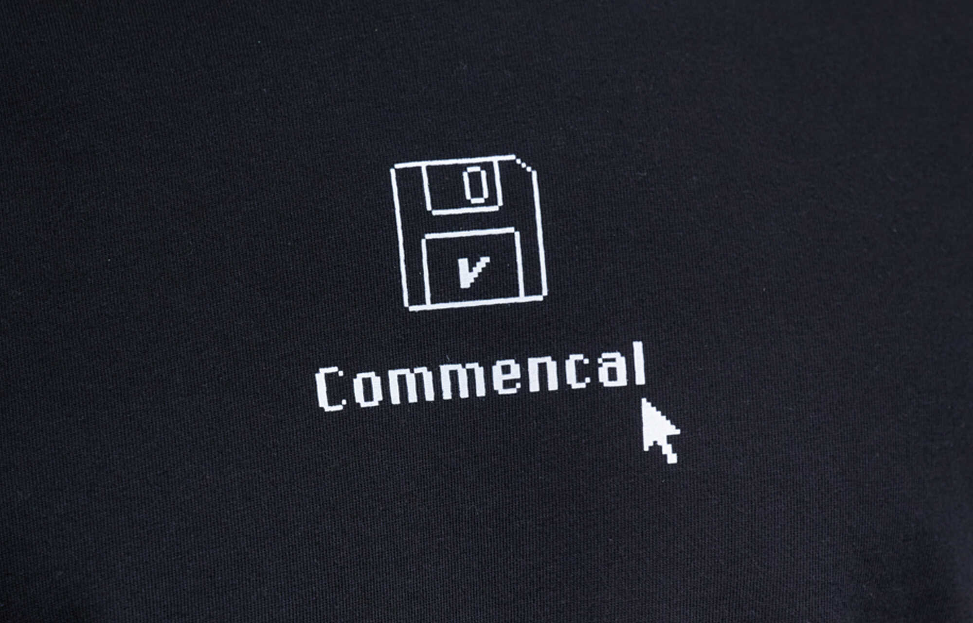 T-SHIRT COMMENCAL LOOSE FIT DISKETTE BLACK image large number 3