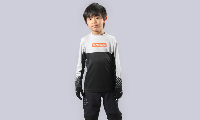 MAGLIA COMMENCAL LIGHTECH MANICHE LUNGHE KIDS RACE DARK GREY