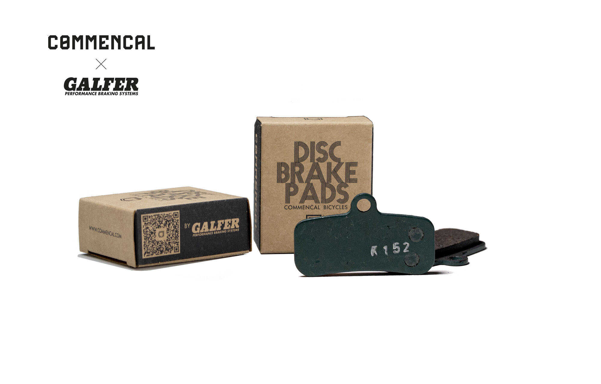 GALFER X COMMENCAL TEAM BRAKE PADS - SHIM XT M8120 / TRP DH-R image cover number 0