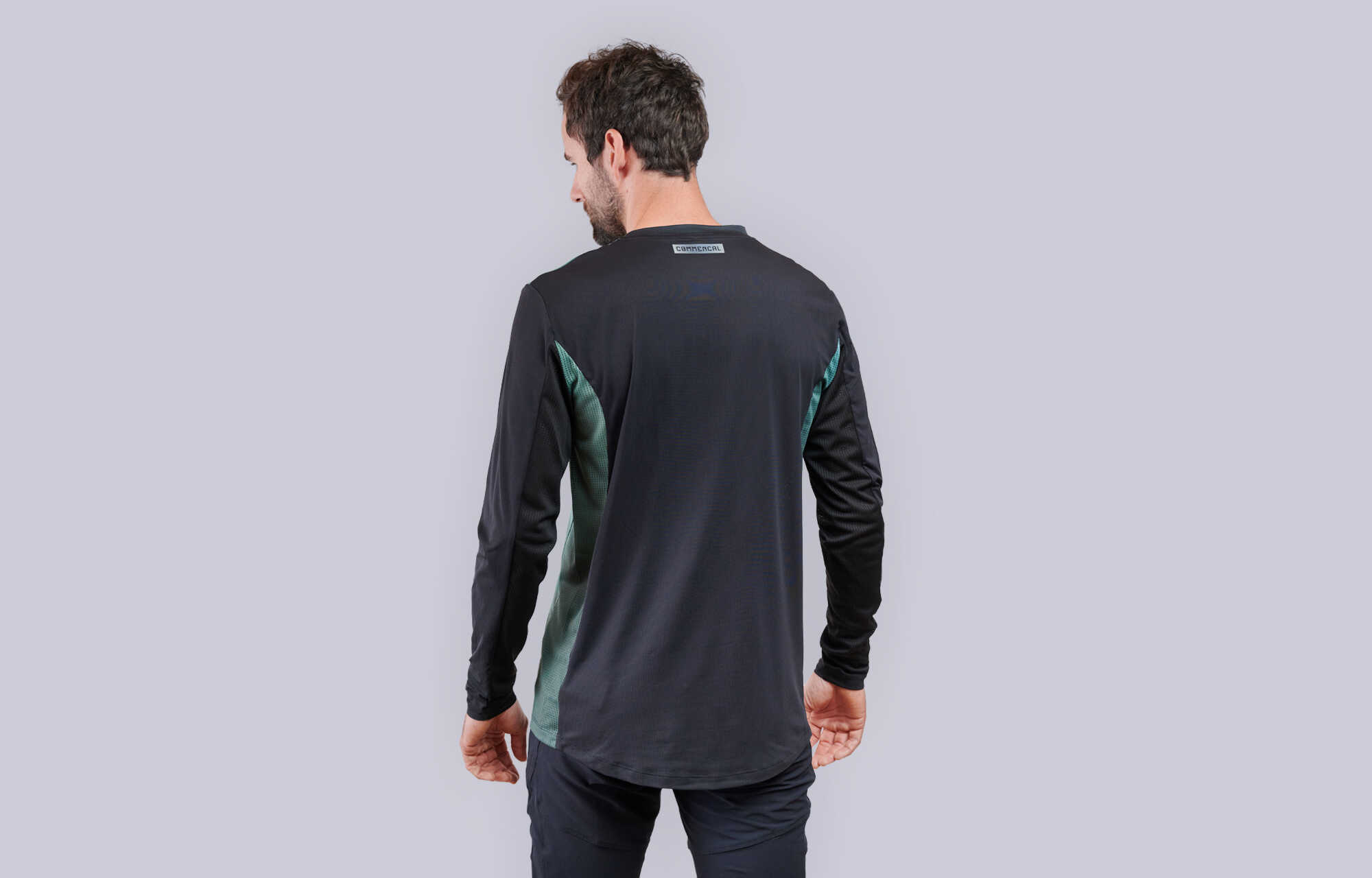 COMMENCAL LIGHTECH LONG SLEEVE JERSEY URBAN GREEN image large number 0