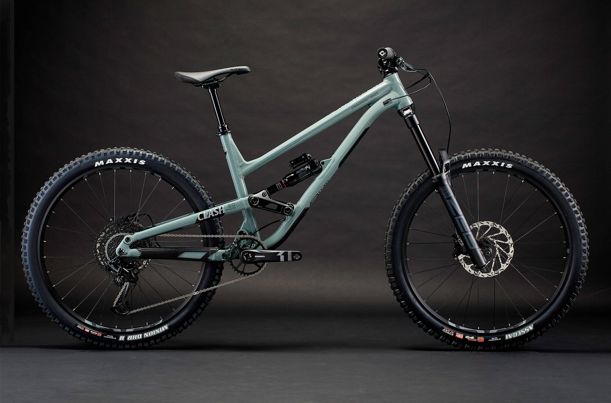 COMMENCAL CLASH RIDE PYRITE GREY ROCKSHOX image large number 0
