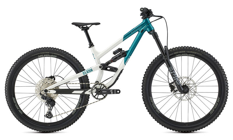 COMMENCAL CLASH JR V1 PEARL WHITE / ELECTROPLATE LAGOON
