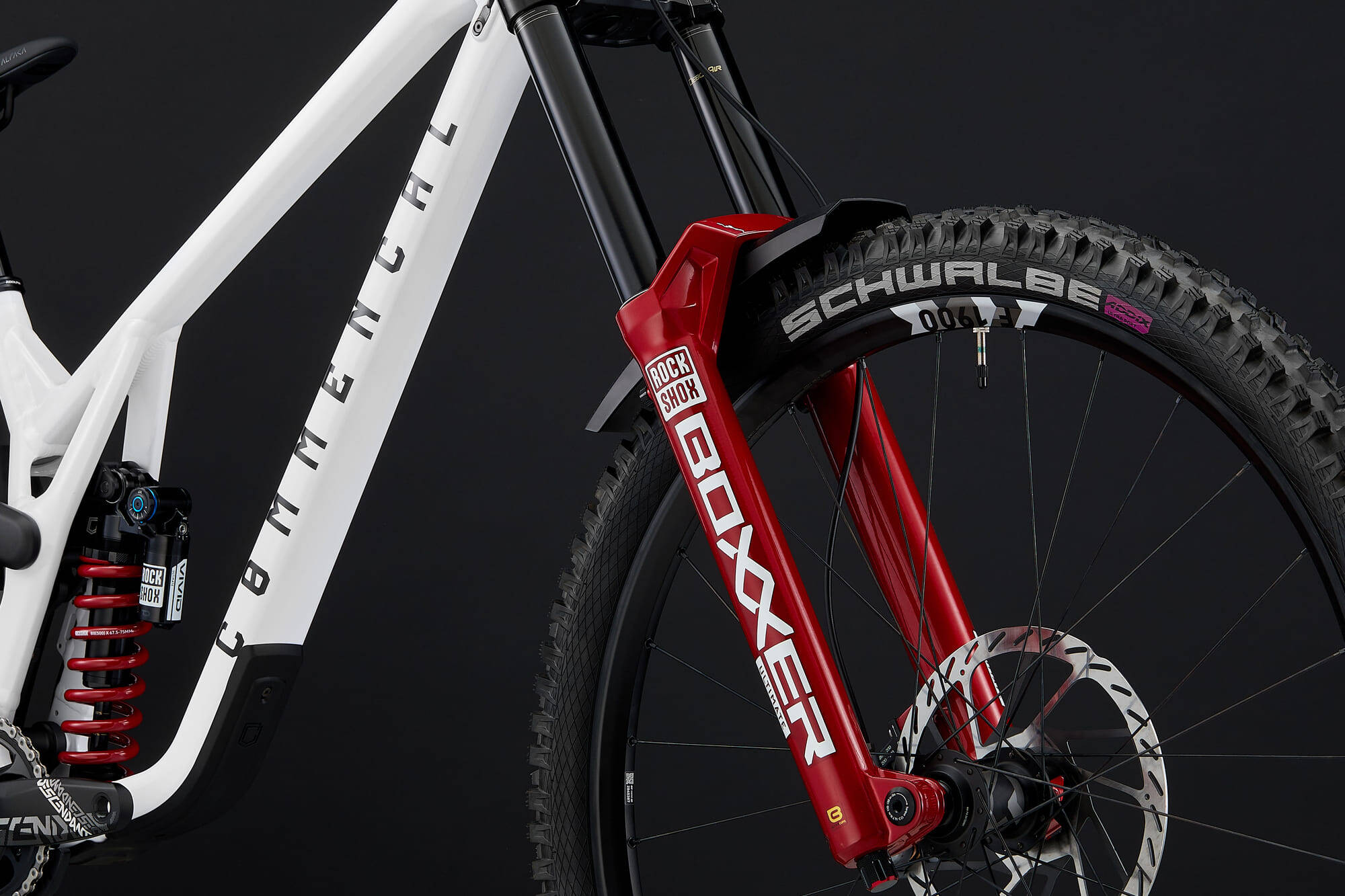 COMMENCAL SUPREME DH V5 ROCKSHOX PURE WHITE 2026 image large number 6