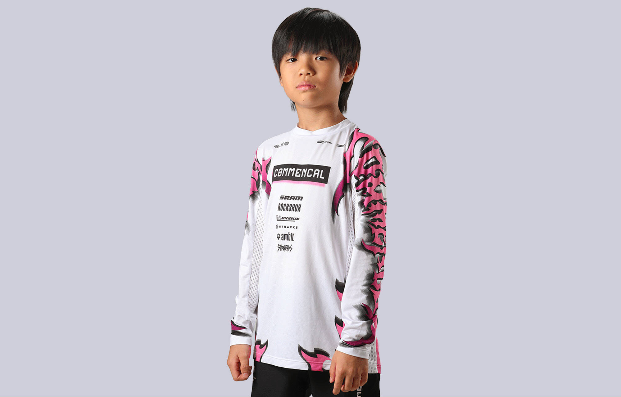 MAGLIA COMMENCAL KIDS LIGHTECH MANICHE LUNGHE RAMPAGE TOMAS LEMOINE image cover number 0