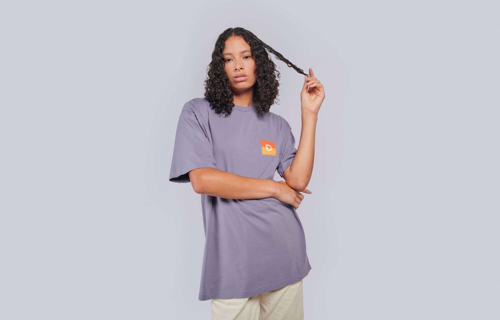 COMMENCAL LEICHTES T-SHIRT LOOSE FIT SUNSET GRAPE image large number 1