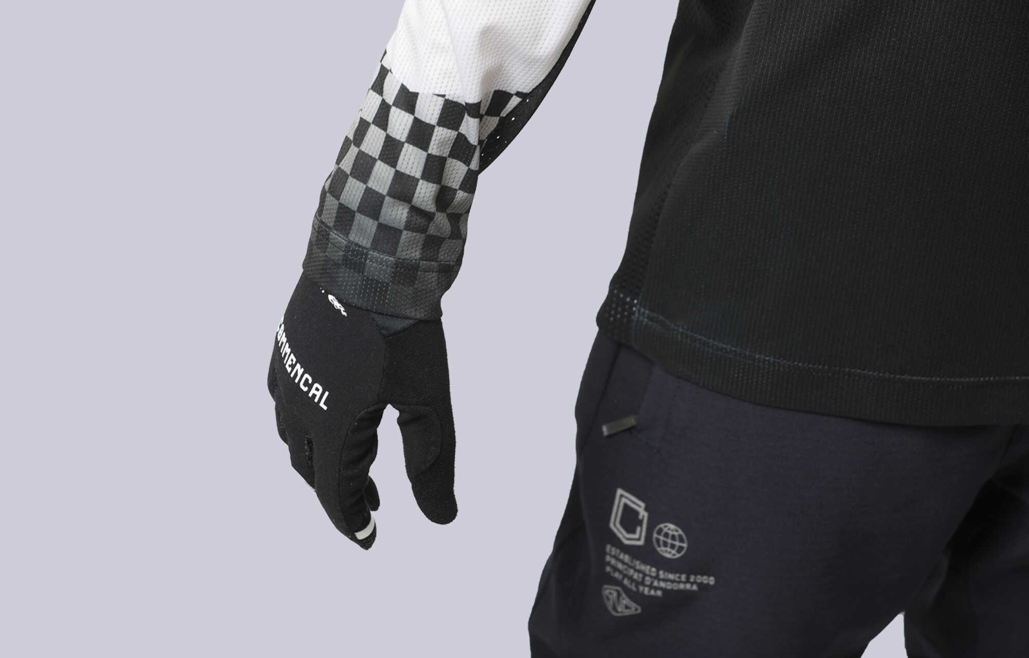 MAGLIA COMMENCAL LIGHTECH MANICHE LUNGHE KIDS RACE DARK GREY image large number 2