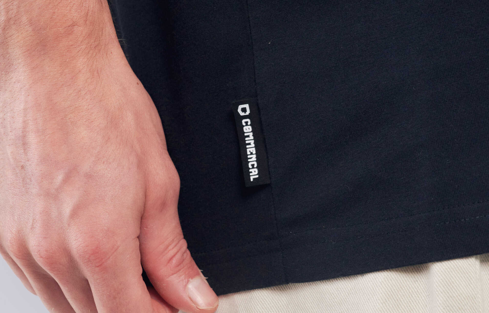 COMMENCAL LONG SLEEVE CORPORATE T-SHIRT BLACK image large number 3