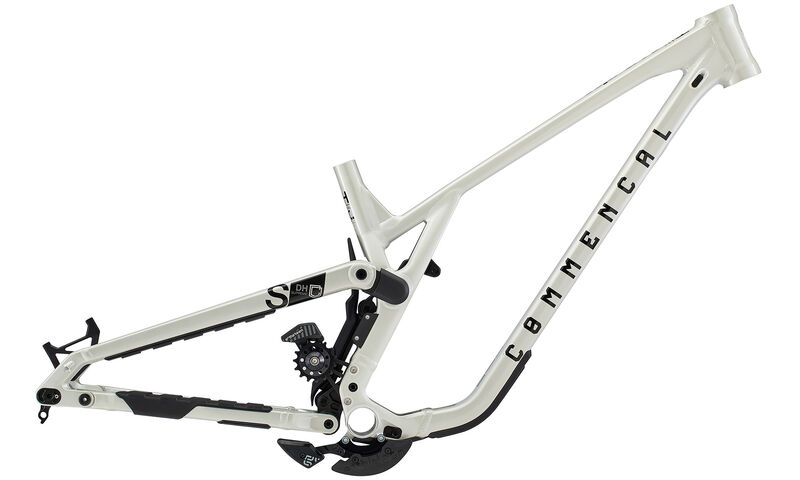FRAME COMMENCAL SUPREME DH V5 CLEAR SILVER