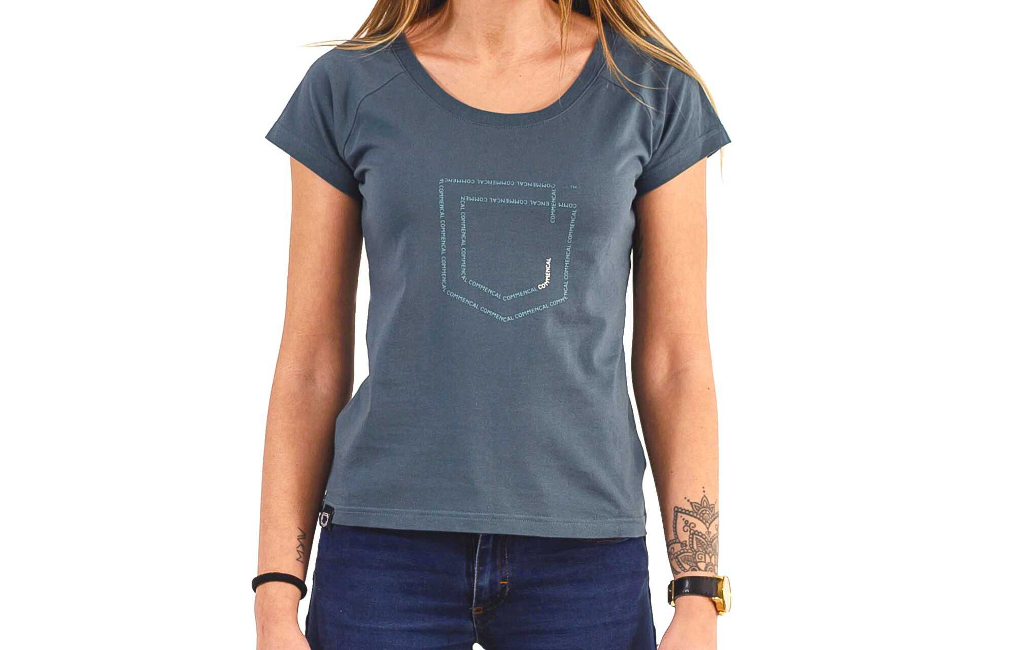 T-SHIRT COMMENCAL WOMEN DEEP LAKE  image large number 0