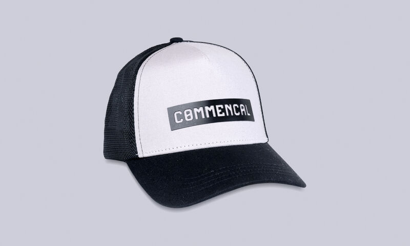CASQUETTE COMMENCAL TRUCKER CORPORATE LIGHT GREY
