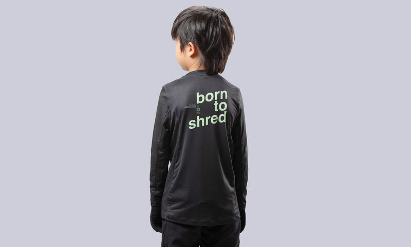 MAILLOT COMMENCAL LIGHTECH MANGA LARGA KIDS BTS BLACK
