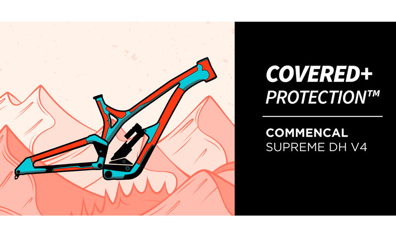 PROTECTION DE CADRE RIDEWRAP COVERED+ BRILLANT- SUPREME DH V4