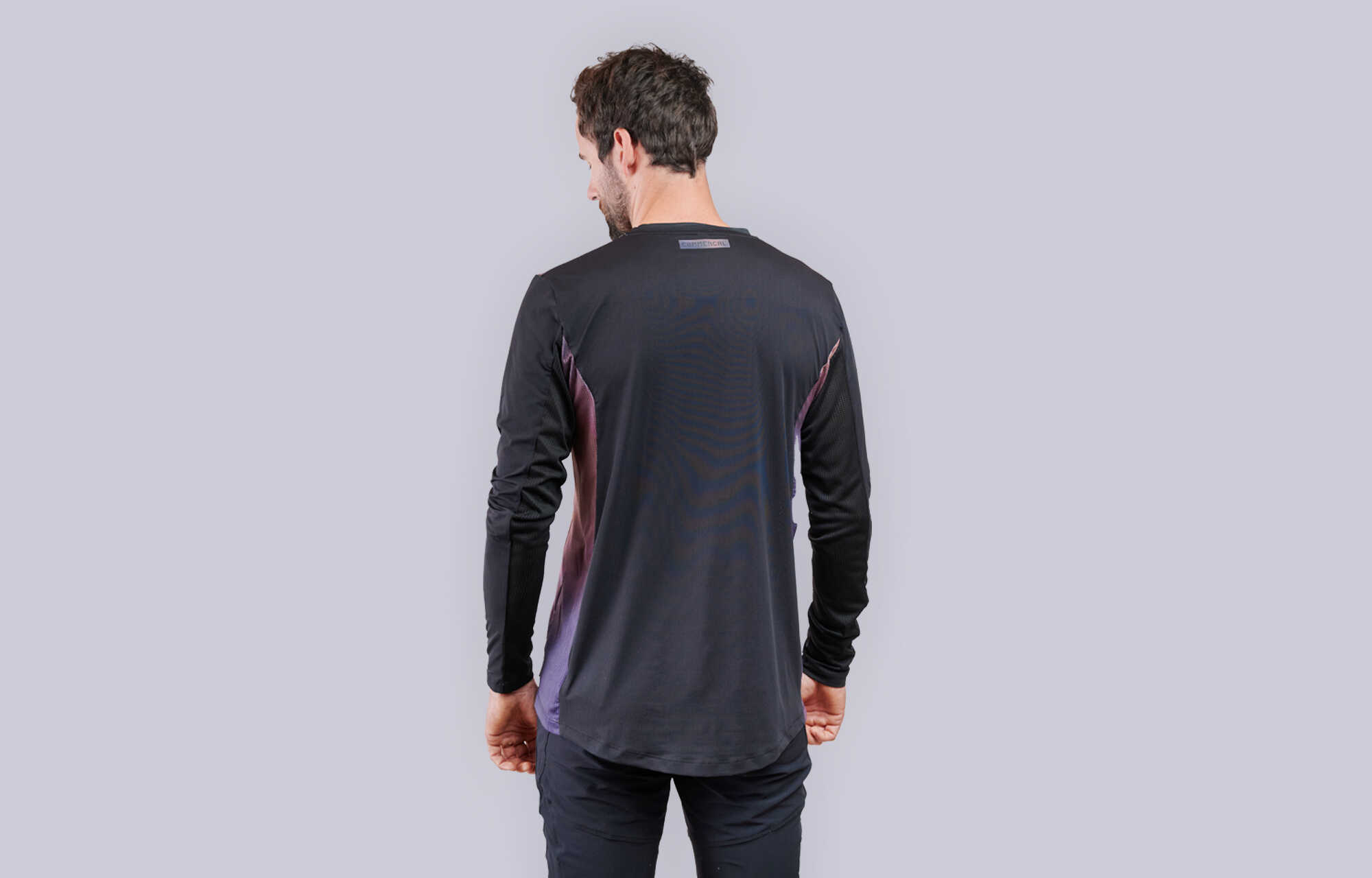 MAGLIA COMMENCAL LIGHTECH MANICHE LUNGHE URBAN PURPLE image large number 0