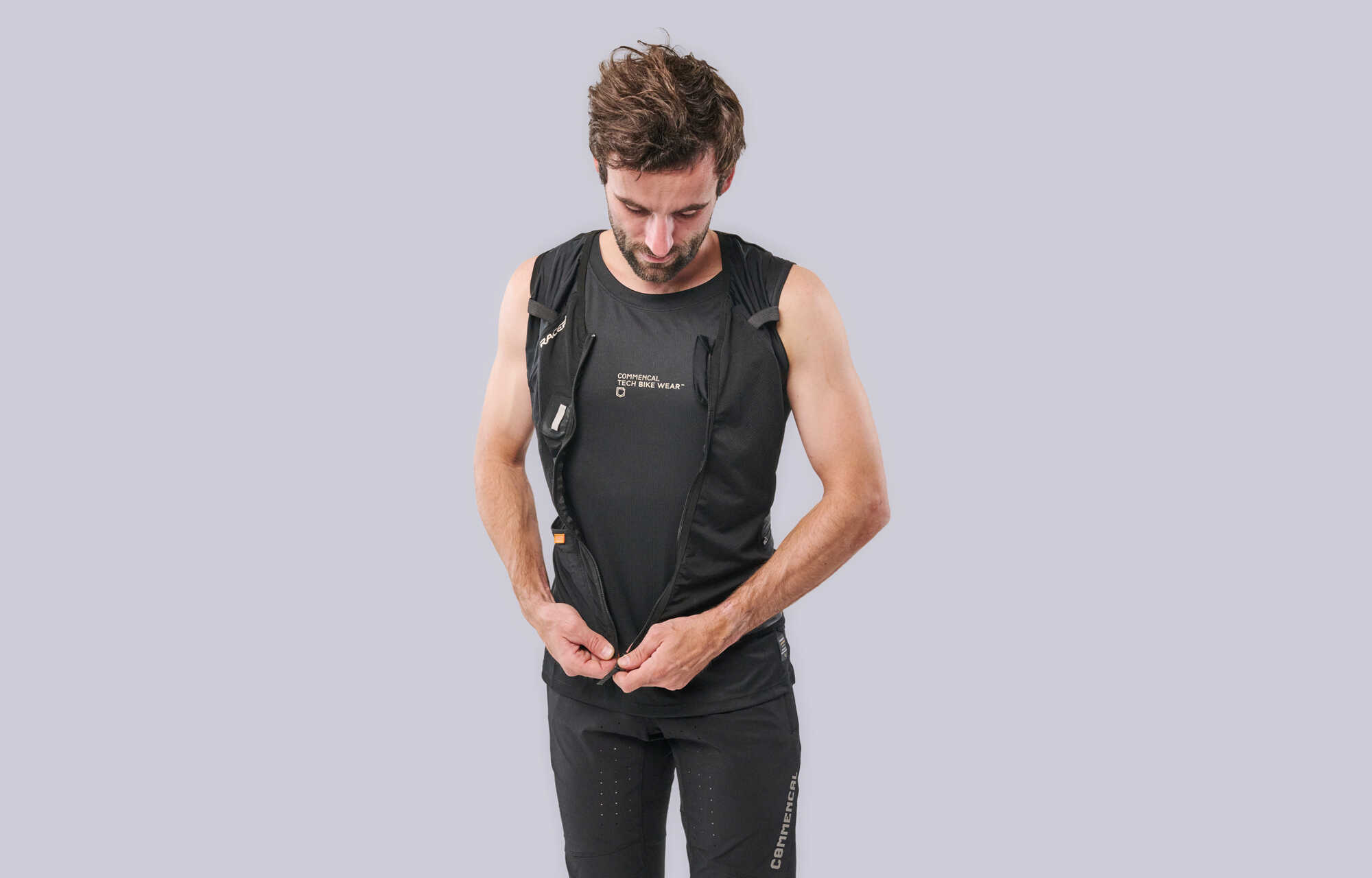 BASE LAYER COMMENCAL LIGHTECH BLACK image large number 2