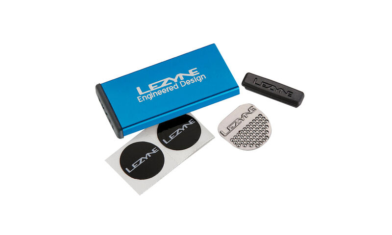 LEZYNE KIT DE REPARACION METAL AZUL - DUAL 6 PARCHES