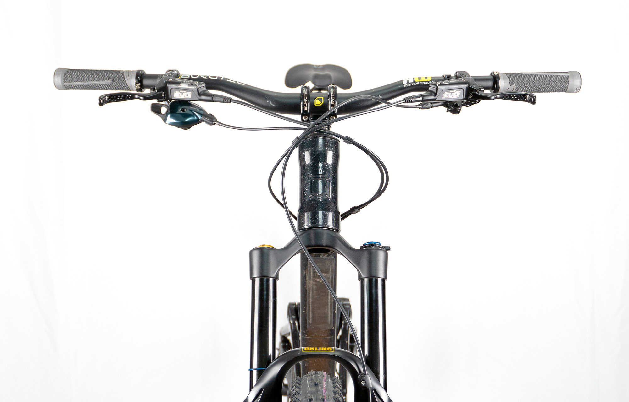 COMMENCAL META V5 OHLINS EDITION GLITTERY BLACK - L (23122403) image large number 2