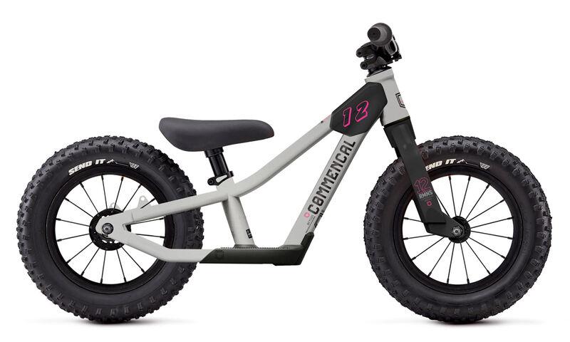 COMMENCAL RAMONES 12 PUSH BIKE SILVER + REAR BRAKE KIT