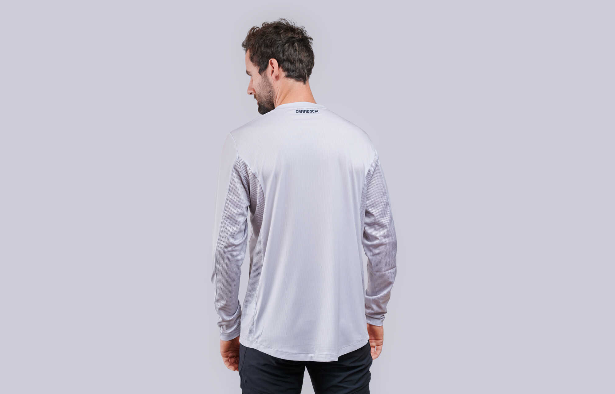 COMMENCAL LANGARM TRIKOT LIGHTECH CORPORATE GREY image large number 0