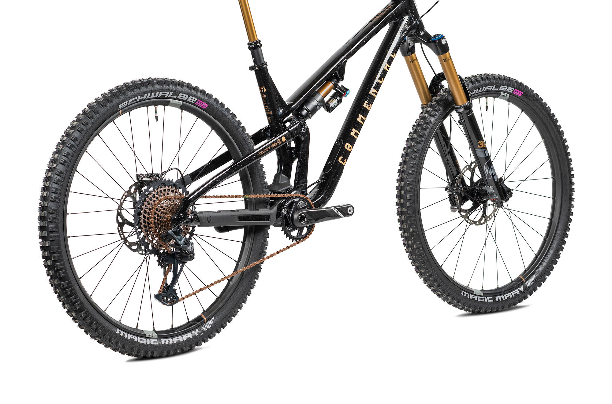 COMMENCAL META V5 LIMITED EDITION GLITTERY BLACK image large number 2